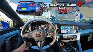 POV DRIVE I Bought the LAST R35 Skyline GTR  Taking Delivery amp Driving  RAREST GTR [upl. by Bing]