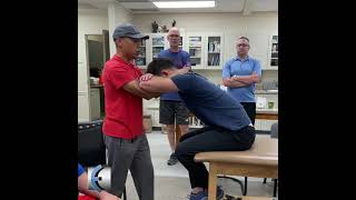 Upper Thoracic Extension Mobilization  Comfortable and Effective Technique [upl. by Kathye]