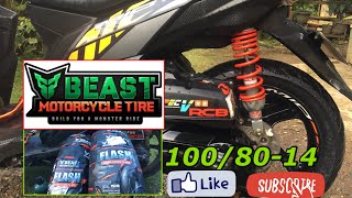 Beast Tire 1008014 mio i 125 Maganda  beast tire [upl. by Ayahsal]