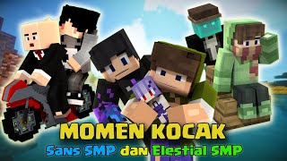 MOMEN KOCAK Sans SMP S5 Dan Elesitial SMP  NightD ElestialHD Meond ANIMASI MINECRAFT LUCU [upl. by Nolrak135]