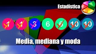 Media Mediana y Moda  Ejemplos y Ejercicios Resueltos  Medidas de Tendencia Central [upl. by Chrissie783]