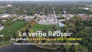 Le verbe Réussir au présent passé composé et à limparfait frenchconjugation collingwood ontario [upl. by Okika]