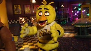 Chica is happy to see Mr Cupcake 🐤🧁  Clip from Dawkos FNaF vlog  🐻🍕 [upl. by Mudenihc929]