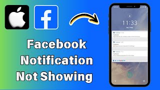 How to Fix Facebook Notification Not Showing On iPhone [upl. by Eizzil]