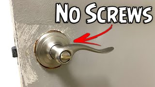 No Screws Doorknob Replacement [upl. by Ydna]