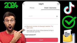 Corregir el error quotSe alcanzó el número máximo de intentos Inténtalo de nuevo más tardequot en TikTok [upl. by Ailgna]