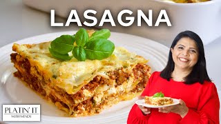 The BEST Lasagna Recipe  Easy Lasagna Dinner [upl. by Hussar]