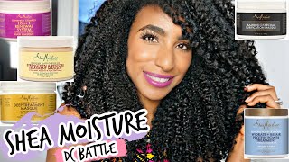 Battle of the Shea Moisture Deep conditioners HITS AND HELL NAHS [upl. by Akirehc399]