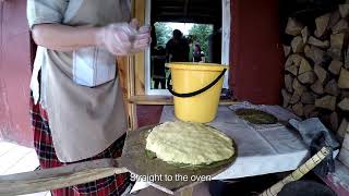 Traditional Potato Dish Dzūkiškos Bandos  Druskininkai  Lithuania  2017 [upl. by Rooker]