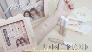 Swatch amp Review Che khuyết điểm Matte Addict Concealer nhà Lemonade của chị Quách Ánh [upl. by Zampino547]