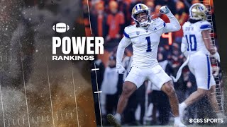 College Football Power Rankings Week 13 Washington jumps Florida State for No 4  CBS Sports [upl. by Analad]