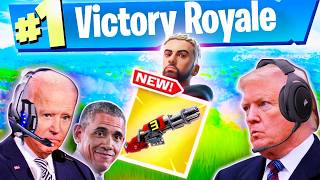 Presidents Play The New Fortnite Remix EMINEM Challenge FtEminem [upl. by Eimaral691]