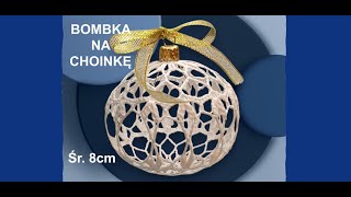 Bombka na choinkę Christmas tree bauble Adorno de árbol de Navidad Średnica 8 cm [upl. by Brittni]