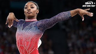 Simone Biles Olympics ends in heartbreak as she falls short of gold [upl. by Sontich]