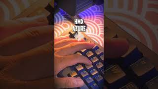 HMX Azure switch sound test keyboard banphimco switchresreivew [upl. by Knarf]