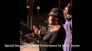 Mary Joyner Perform’s Birthday Song as a Surprised Guest [upl. by Ennaillek]