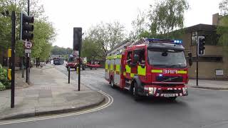 Suffolk Fire amp Rescue Service Princes Street WrL and Unimog Turnout [upl. by Akehsyt]