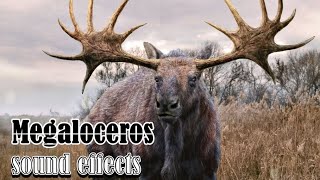 Bighorn Deermegaloceros sound effects  Prehistoric animals sounds [upl. by Socram]