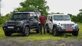 Mahindra Thar Roxx vs Force Gurkha  Comparison Of Real SUVs  Faisal Khan [upl. by Harleigh600]