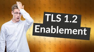 How do I enable TLS 12 in Chrome [upl. by Atimad]