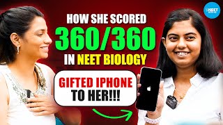 How She Scored 360360 in NEET BIOLOGY 🧬  Aastha amp Ritu Rattewal  Complete Strategy neetbiology [upl. by Neff]