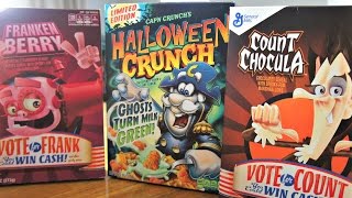 Halloween Cereal Taste Test [upl. by Neelie]