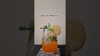 Apricot Mocktail apricotsmocktail mocktailrecipes drinkdrinkrecipes summerdrink shortsvideo [upl. by Idas154]