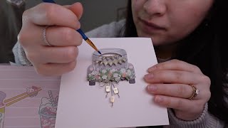 ASMR tracing and tapping cards 💌 [upl. by Parent616]