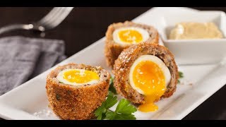 Scotch Egg Recipe  How to Make Scotch Eggs Easy Video Recipe [upl. by Avlis]