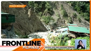 13 pamilya inilikas sa landslide sa Itogon Benguet  Frontline Pilipinas [upl. by Neelra540]