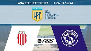 Barracas Central vs Independiente Rivadavia  Prediction  2024 Liga Profesional  EA FC 25 [upl. by Duleba]