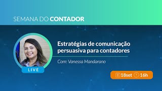 Live Netspeed  Estratégias de comunicação persuasiva para contadores [upl. by Natsirc]