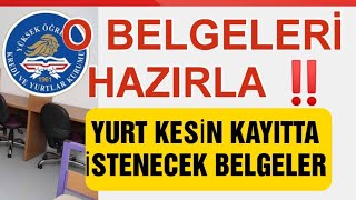 DİKKAT ‼️ KYK KESİN KAYIT İÇİN O BELGELERİ ŞİMDİDEN HAZIRLA YKS 2022 TAYFA ‼️ yks2022 ykstayfa [upl. by Ardiedak]