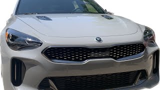 KIA Stinger GT2 gets a spoiler Newest mod install and what went wrong eBay budget duckbill [upl. by Chaunce220]