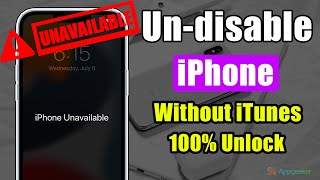 How to Undisable iPhone Without iTunes iPhone Unavailable Security Lockout Undisable In Minutes [upl. by Izak]