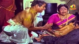 Sri Mantralaya Raghavendra Swamy Mahatyam Scenes  Rajnikanth brings a boy back to life [upl. by Ahseuqal]