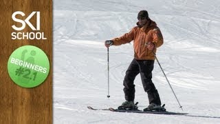 Beginner Ski Lesson 21  Committing to the Downhill Ski [upl. by Anilatak]