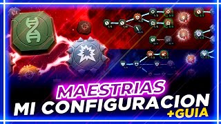 MAESTRIAS 2024  Mis 3 Configuraciones y EXPLICACION  marvel batalla mcoc [upl. by Elwood]