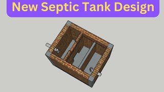 New Design Septic Tank For Home ll What is Septick Tank ll Best Septic Tank Design [upl. by Anel]