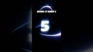 Meaning of number 5 shorts numerology number5 [upl. by Ariew158]