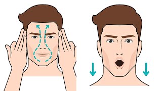 Jawline Exercises for Men  jawline exercises  double chin exercises  facial exercises [upl. by Nnairam696]