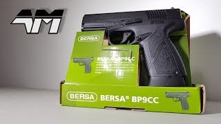 ASG BERSA BP9CC BLOWBACK VERSION  GBB  Airsoft Unboxing Review [upl. by Ettenal480]