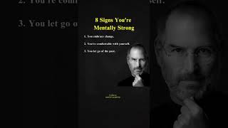 8 Signs That You Are MENTALLY🧠 Strong 💪 motivation mindset shorts [upl. by Anielram138]