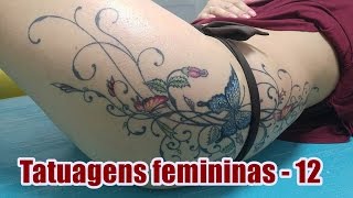 Tatuagens femininas  12 Tatuagens grandes By Jackson Baltazar Moraes [upl. by Seravaj]