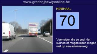 GRATIS RIJBEWIJS ONLINE 4 Rijbewijs B  AUTOSNELWEG [upl. by Mellitz602]