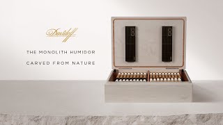 THE DAVIDOFF MONOLITH HUMIDOR  Carved from nature to last generations [upl. by Justinian455]