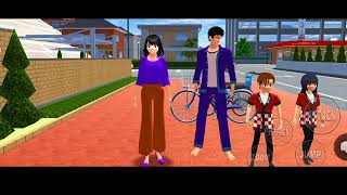 A great competition is taking place on the cycle race😱❣️👍sakura sakuraschoolsimulator viralvideo [upl. by Ewolram]