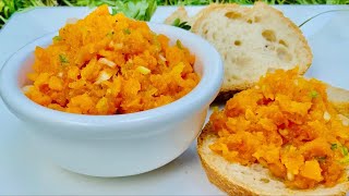 Recette de tapenade de carottes au gingembre frais 🥕🥕🥕🥰😍👌😋 [upl. by Buke917]