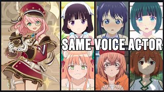 Genshin Impact CHARLOTTE Voice Actors in Anime Roles Waki Azumi MaikaNagisaKanneKanade [upl. by Enawyd953]