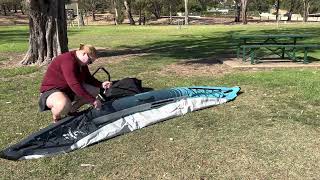 Setting up Aquaglide Chelan 120 Kayak [upl. by Anora]